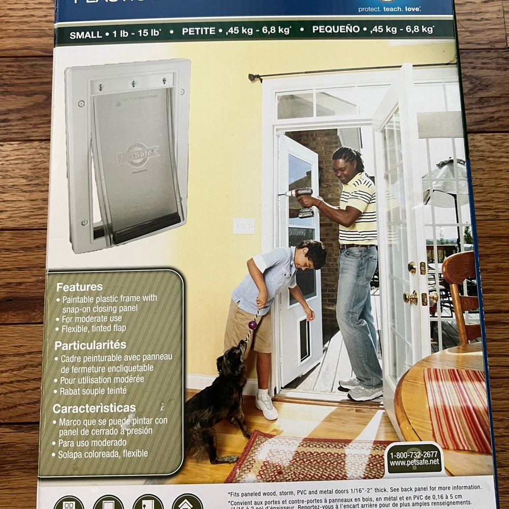 PetSafe White Dog Door with Flexible Flap